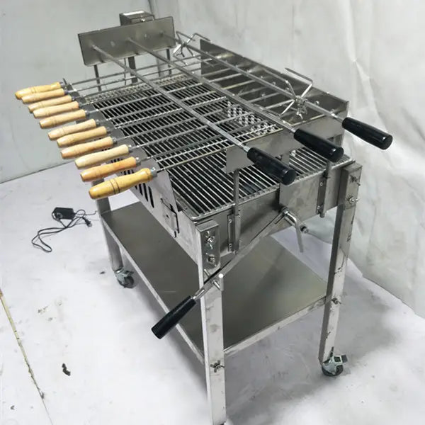 Electric BBQ Spit Cyprus Roast Rotisserie Automatic Barbecue Grill BBQ Spit Roaster Cyprus Charcoal Grill
